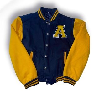 Yellow and black University Jacket
